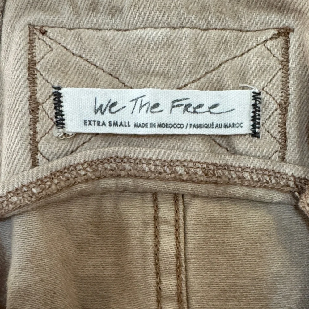 Free People We The Free Brown Overall Dress with Pockets XS - Picture 2 of 2